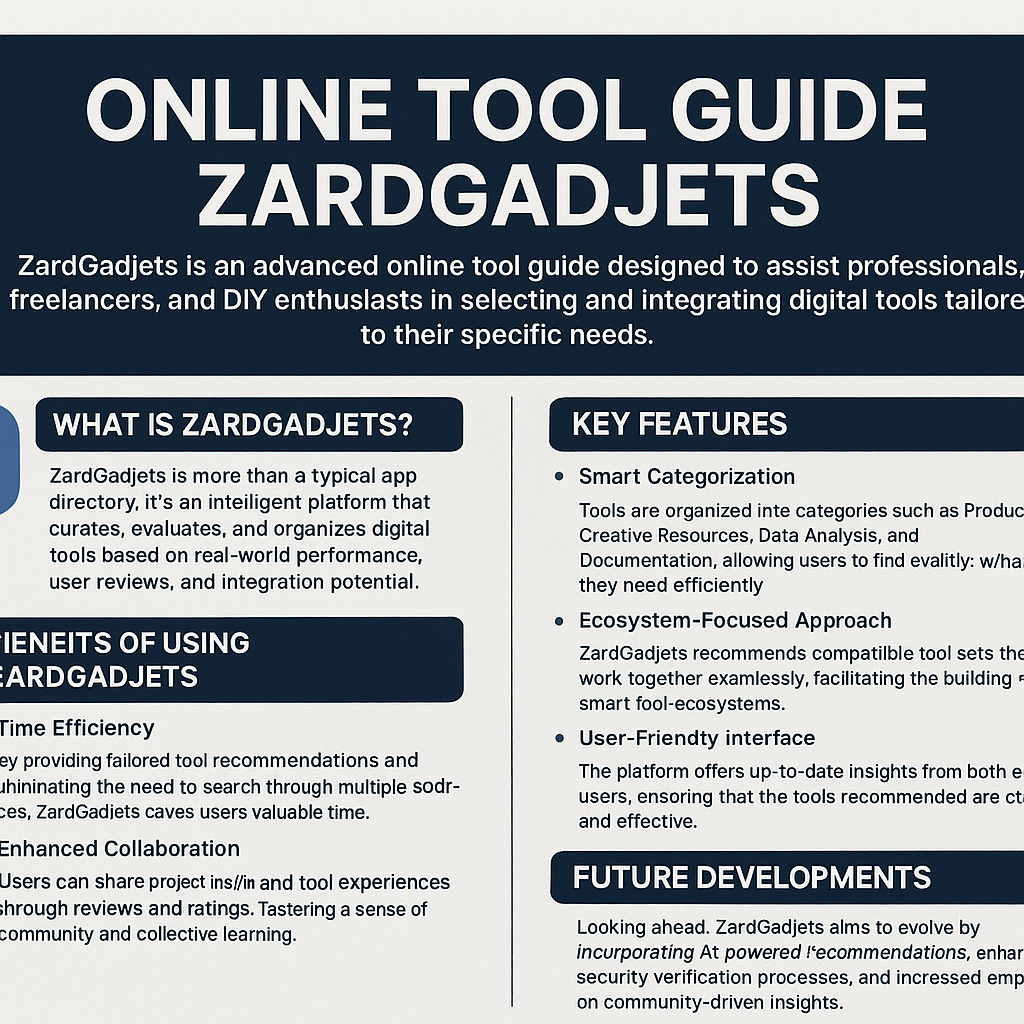 Online Tool Guide ZardGadjets
