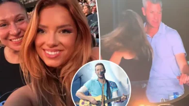 Coldplay Kiss Cam Moment