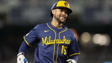 milwaukee brewers vs washington nationals match player stats